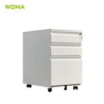 3-Drawer Movable Pedestal