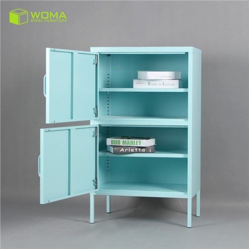 Meja Samping Tempat Tidur Baja